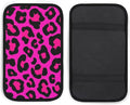 Center Console Cover for Car, Neoprene Auto Armrest Cover Pink Dots Wild Cheetah Leopard Print Armrest Pad Seat Box Cushion Car Accessories for Trucks Vehicles