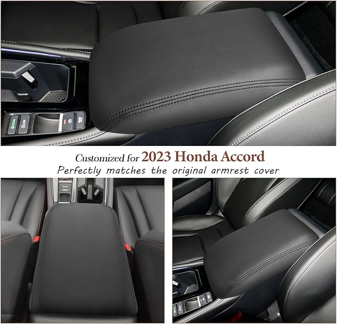 SKTU Upgrade 2024 2025 2026 Accord Armrest Cover for 2023-2026 Honda Accord LX/EX/Hybrid Sport/Hybrid EX-L/Hybrid Sport-L/Hybrid Touring Center Console Cover Honda Accord 2024 2025 2026 Accessories