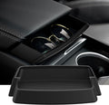 2025 Center Console Sunglasses Holder for Tesla Model Y Juniper & Model 3 Highland, Soft Silicone Armrest Key Card Phone Holder Storage Box for 2025 2026 Model Y Juniper Model 3 Highland Accessories