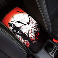 Halloween Bat Castle Universal Center Console Armrest Soft Pad Protector Cover Armrest Box Protector Non Slip for Pet Dogs Car Interior Decor