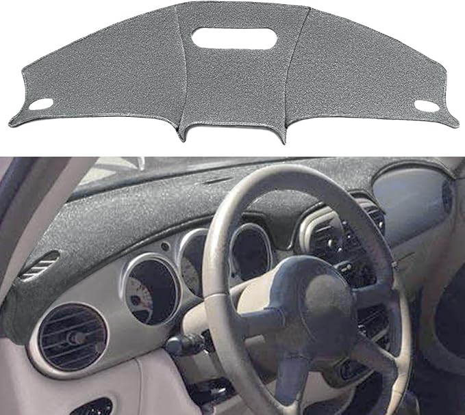 Dashboard Cover Dash Cover Mat Pad Custom Fit for Chrysler PT Cruiser 2001 2002 2003 2004 2005 (Darkgray) Y15