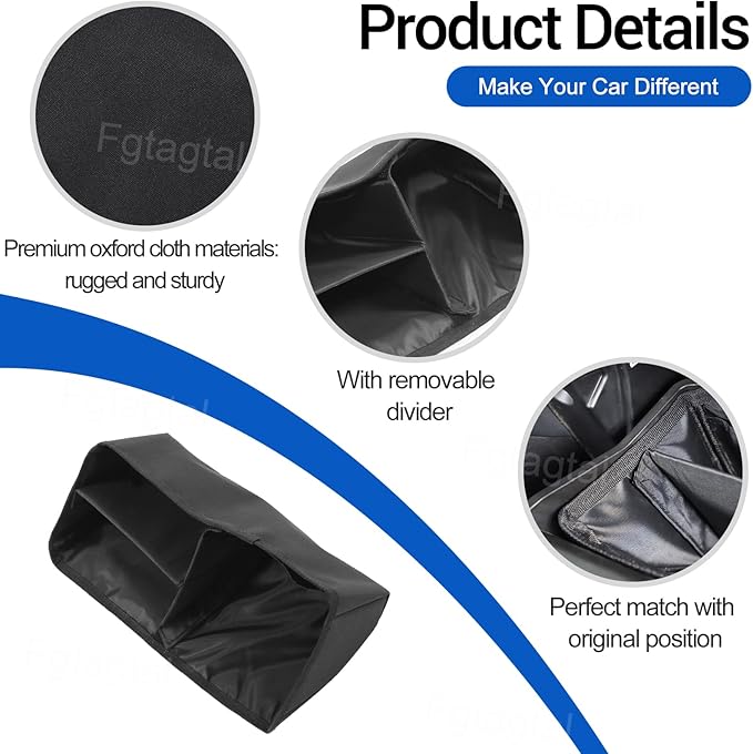 Glove Box Dividers Organizer Compatible with Subaru Forester 2013-2018, Foldable Glove Insert Box Organizer Bag, Oxford Cloth Car Organizer and Storage, Space Saving
