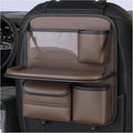 Car Backseat Organizer for Tesla Model X 6seats 2015 2016 2017 2018 2019 2020 2021 2022, Multifunctional Car Organizer Back Seat, Car Storage Organizer with Foldable Table Tray, Large Storage Pockets