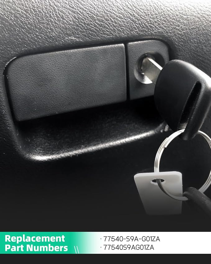 77540-S9A-G01ZA Glove Box Lock Assembly, Fit for Honda CR-V 2002 2003 2004 2005 2006 and for Element 2003 2004 2005 2006 2007