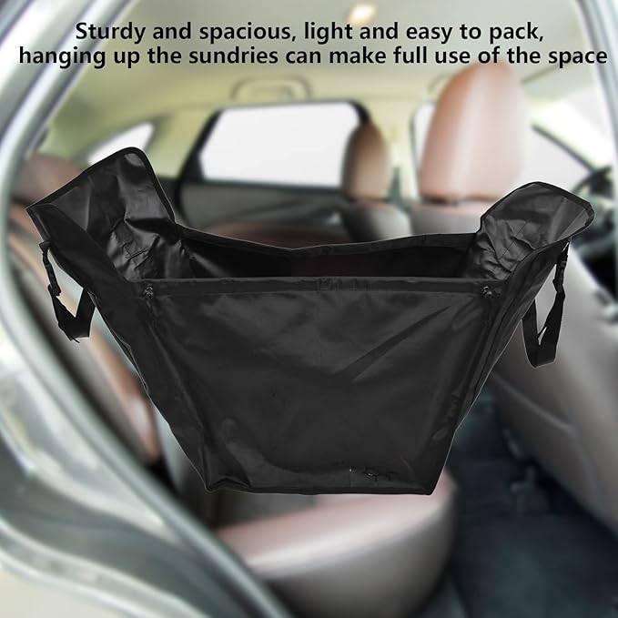 Car Storage Organizer Bag | Spacious Oxford Cloth Hanging Organizer for Car Trunk/Backseat/Outdoor | Lightweight & Easy to Assemble, Keep Your Car Tidy