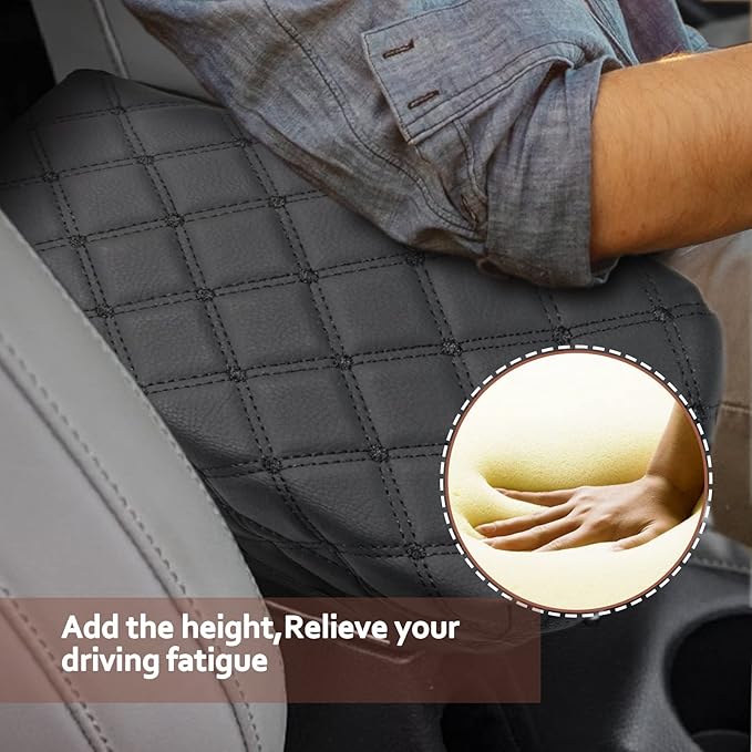 SKTU for 2021 2022 2023 2024 2025 2026 Kia Seltos Armrest Cover 2023 2024 2025 2026 Seltos Accessories Armrest Pad 2024 2025 2026 Seltos Seat Box Pad 2024 2025 2026 Seltos Center Console Cover