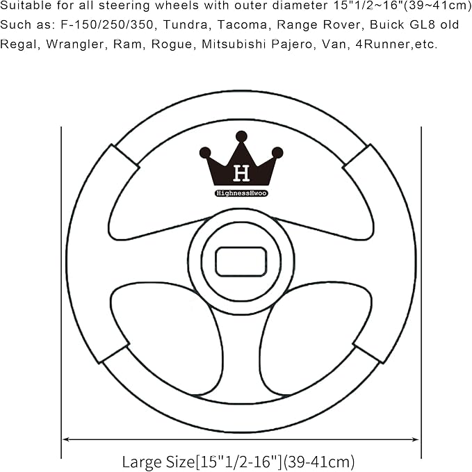 Car Steering Wheel Covers for Women Girl Padded Carbon Fiber PU Leather Cute Cartoon Auto Interior Accessories for Jeep, Truck, Universal, Anti Slip, Blue, Large Size, 15.2-16in