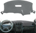 Yiz Dash Cover Mat Custom Fit for Dodge Caravan/Grand Caravan/Chrysler Town Country/Voyager/Grand Voyager Without Raised Display w/o Sensor and Speaker,Dashboard Cover Pad Carpet (Dark Gray) J128