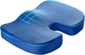 Car Seat Cushion, Memory Foam Cushion for Tailbone Pain & Sciatica Relief, Ergonomic Seat Cushion Comfortable Chair Relief Pillow for Car Office Wheelchair, car Accessories (Royal Blue)