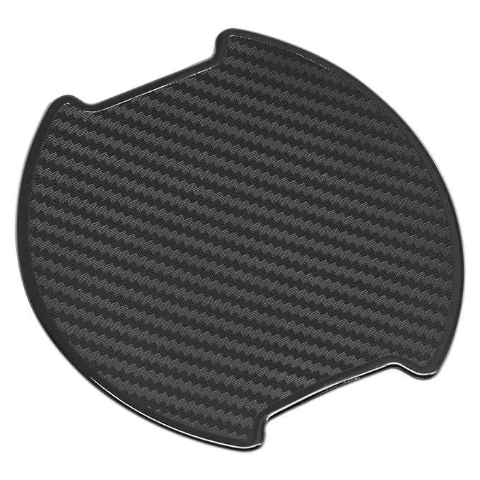 WORCAS 4 Pcs Carbon Fiber 3D Texture Car Door Handle Protector Pad Scratch Resistant Durable Premium Protection for Car Door Handles Prevents Scratches and Wear L Size