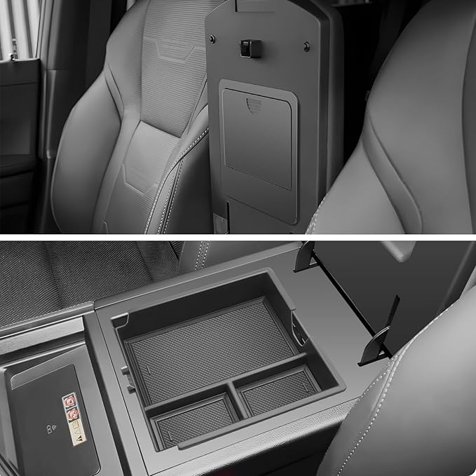 SKTU 2Pcs for 2024 2025 2026 Lexus GX550 Accessories Center Console Organizer for 2024 2025 2026 Lexus GX550 Console Tray & Hidden Storage Box GX550 Privacy Storage Box (NOT Fit for Cool Box)