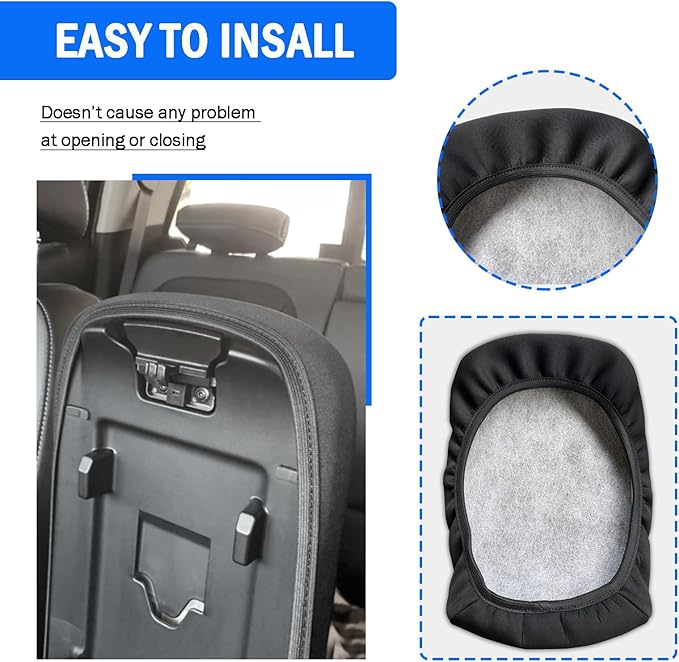 Center Console Cover for Chevy Colorado/GMC Canyon 2015-2022, Soft Neoprene Middle Console Cover for Colorado/Canyon 2015 2016 2017 2018 2019 2020 2021 2022 Interior Accessories