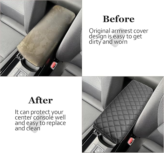 SKTU for 2023 2024 2025 2026 Toyota Prius Accessories Center Console Cover for 2023 2024 2025 2026 Toyota Prius Armrest Cover Prius Limited Accessories 2023-2026 Prius Center Console Cushion (Thicken)