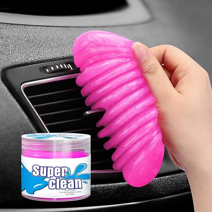 TeSabMi Car Cleaning Gel Car Cleaning Putty Car Putty Car Interior Cleaner Car Slime Car Detailing Kit Car Accessories Gifts for Men Women Stocking Stuffers