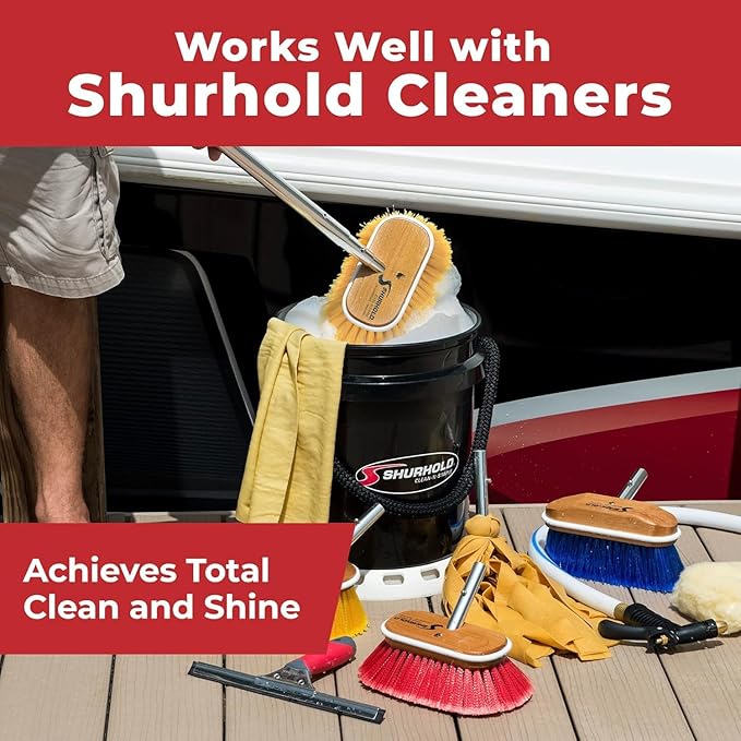 Shurhold 6" Polystyrene Medium Bristle Deck Brush