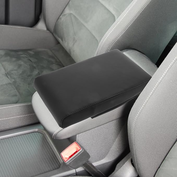 GANAZONO Memory Foam Car Armrest Cushion Pad for Center Console, Universal Fit Car Arm Rest Box Cover with Elevated Support for Driving Comfort
