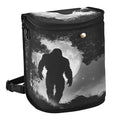 MNSRUU Car Trash Can with Lid, Gorillas Walking Moonlight Car Trash Bag Hanging Organizers and Storage for Front Back Seat, Leak-Proof Trash Bin
