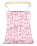 ANKVRP Car Trash Can, Durable Hanging Car Trash Garbage Bag, Cute Automotive Garbage Cans Organizer, Cute Pink Bow Star