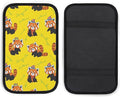 Car Armrest Cushion Soft Cover Red Panda, Tray Storage Center Console Box Pad, Protect Interior of Most Vehicles