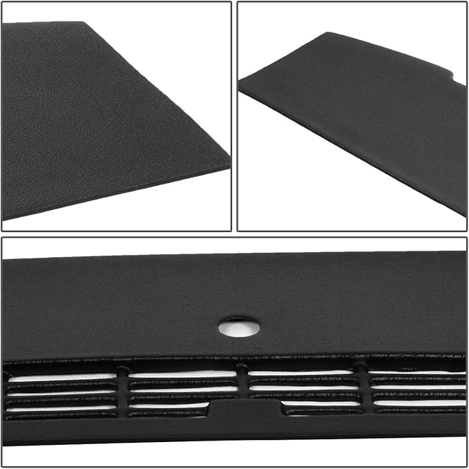 DNA MOTORING Dash Cover Overlay Compatible with 07 Silverado Sierra 1500 2500 3500 / Escalade/Yukon Dash Board Defrost Vent Grille Cover Cap, ZTL-Y-0082