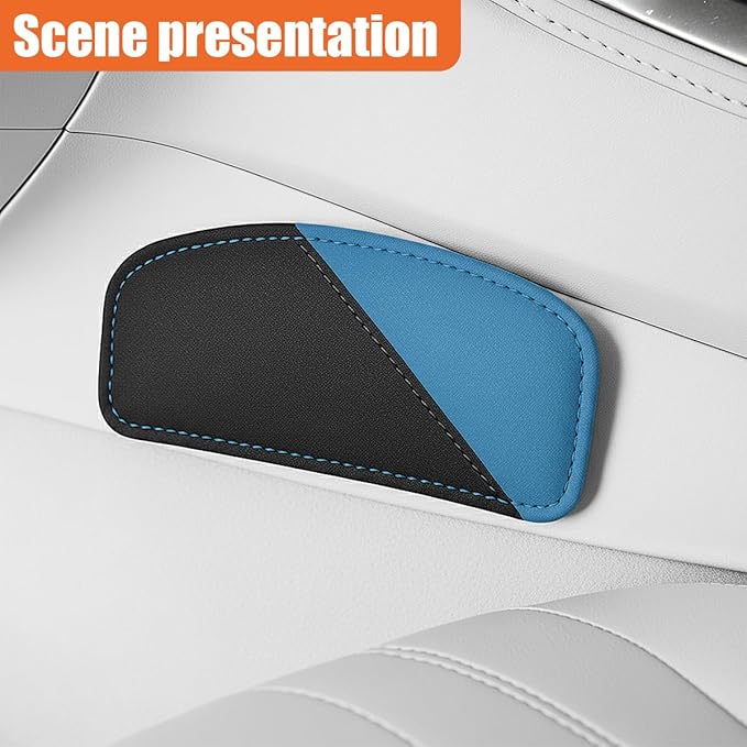 Car Knee Cushion Pad, Comfort Suede & Memory Foam Auto Door Armrest Elbow Protective Pillow, Soft Vehicle Interior Center Console Leg Support Accessories for Most Cars Trucks SUVs(Blue)