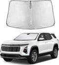 EcoNour Windshield Sun Shade Compatible for Chevrolet Equinox 2025–2026 | SUV Front Window Sunshade | Foldable Sun Visor Shield | UV & Heat Blocking Protection