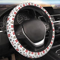 Elastic Steering Wheel Cover, Christmas Bulldog Universal 15 Inch Non-Slip Breathable Steering Wheel Protector, Car Accessories Fit Auto, Suvs, Truck, Sedans