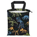 AFYEWKC Car Trash Bag Large Hanging Can for Back of Seat, Cute Waterproof Car Garbage Bag for Vehicle, Travelling, Outdoor Colorful Cartoon Dinosaur
