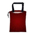 KXWQTRDD Car Garbage Bag Red Spider Web Drawstring Car Trash Bag Hanging for Back Seat with Adjustable Buckle Canvas Vehicle Trash Can Easy-to-Install