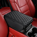 Car Armrest Cushion for Lexus UX RZ RC RX 2003-2025, Auto Center Console Covers Pad Leather Accessories, Memory Foam Arm Rest Protector Mat with Side Storage Bag,A/Black