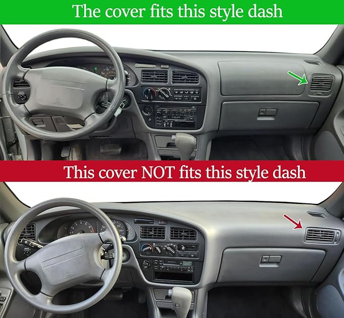 Dash Cover Mat Custom Fit for Toyota Camry Dashboard Cover Pad Cap Carpet Protector J219 (Beige)