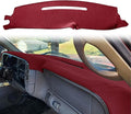 Dash Cover Custom Fit for 1997-2000 Chevy Chevrolet Silverado/GMC Sierra C1500 C2500 C3500 K1500 K2500 K3500, 1997-99 GMC Yukon/Chevy Tahoe Suburban, Dashboard Mat Pad Carpet (97-98, Maroon) Y57