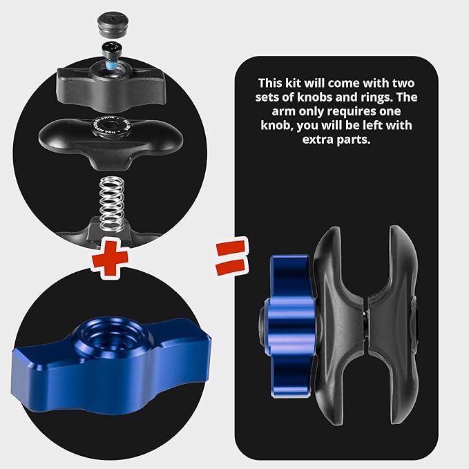 Tackform Link Vent Phone Mount Compatible with 2016-2023 Toyota Tacoma and 2014-2021 Toyota Tundra | Aluminum | Zero Slip | Universal Magnetic Phone Holder | 2" Arm | Blue | (NOT MAGSAFE Compatible)