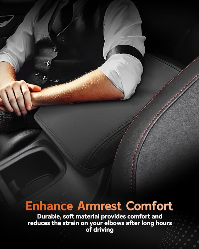 CDEFG for Subaru WRX 2024-2025 2026 Center Console Cover Armrest Box Cover for WRX (Premium, Limited, tS, GT) Accessories Console Arm Rest Protector -Only Fit 6 Speed Manual