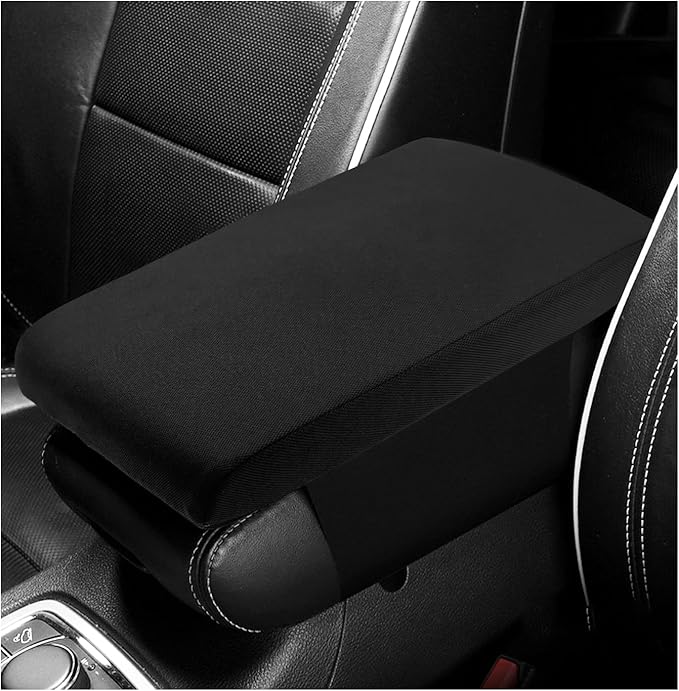 Car Center Console Pad, 12.2''×8.1'' Memory Foam Auto Armrest Support Cushion, Vehicle Arm Rest Seat Box Cover Protector, Universal Interior Decor Car Accessories