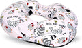Donut Pillow for Hemorrhoids Seat Cushion for Tailbone Pain Relief - Chicken Rooster Home Office Chair Cushion for Long Sitting Work - Memory Foam Car Seat Cushions for Driving Butt Pain Pressure
