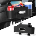 2026 New Car Organizer Back Seat, Car Organizers and Storage Box Behind Seat, 3-in-1 Multifunctional Car Backseat Organizer with Cup Holder & Tissue Box for Hold Phone, Snacks, Drinks, Handbag (C*1)
