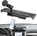 No-Drill Magnetic Dash Phone Holder for 4 Runner 2023 2022 2021 2020, Full Metal Heavy-Duty Console Extension Dash Phone Mount Compatible with 5th 4Runner 2010–2023, Fits Most Smartphones