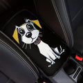 Mintutlipy Cute Dog Car Center Console Cover Cute Dog Car Storage Box Mat Automotive Armrest Pad Armrest Cushion Easy to Clean
