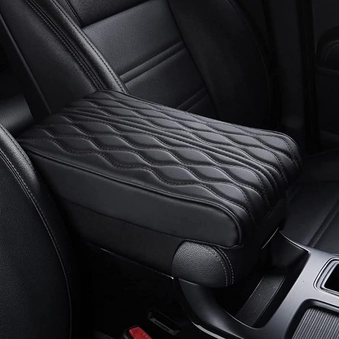 Car Armrest Pad for Mercedes Benz S Class S500 S580 S580e Waterproof Center Console Pad Car Armrest Seat Box Cover Protector Universal Arm Rest Cushion Pads,B