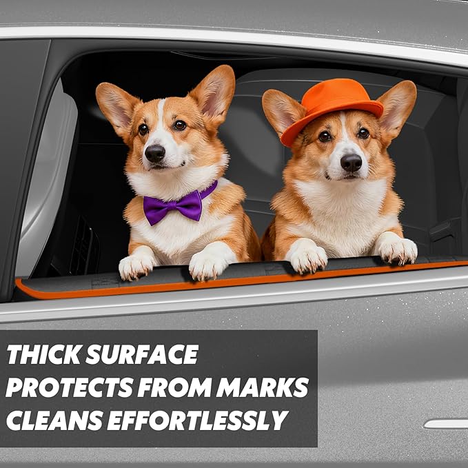 Surfcabin Door Protector From Dog Scratching– 20% Larger Designed for 𝐒𝐞𝐝𝐚𝐧𝐬, 𝐅𝐚𝐦𝐢𝐥𝐲 𝐂𝐚𝐫𝐬 𝐚𝐧𝐝 𝐒𝐦𝐚𝐥𝐥 𝐒𝐔𝐕𝐬, 2 Packs [Left + Right] Thickened Waterproof Dog Car Door Protector