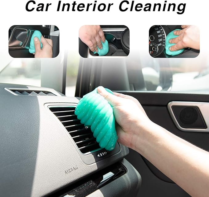 ASFSKY Car Cleaning Gel for Car Detailing Car Vent Cleaner Car Crevice Cleaner Keyboard Cleaner Cleaning Putty Dust Remover