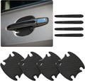 8PCS Car Door Handle Protector with Sport Word,Stylish PVC Car Door Handle Scratch Protector for Avoiding Scratch,Universal Cars Handles Protectors Cars Exterior Accessories (Carbon Fiber)