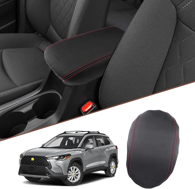SKTU for 2023 2024 2025 2026 Toyota Corolla Cross Center Console Cover 2026-2022 Corolla Cross Armrest Cover Toyota Corolla Cross 2023 2024 2025 2026 Accessories Armrest Pad Center Console Cushion