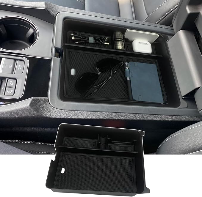 Zxiaochun Center Console Organizer Tray for 2023 2024 2025 Honda Pilot, 2024 2025 2026 Honda Passport & 2024 2025 Ridgeline Accessories, Armrest Box Storage Organizer Divider