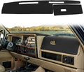 Dash Cover Mat Custom Fit for Jeep Cherokee Comanche Wagoneer Limited Dashboard Pad Carpet Protector K186 (Black)