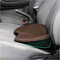 Car Seat Cushion, Memory Foam Auto Wedge Seat Pad, Comfort Low Back and Tailbone Sciatica Pain Relief Driving Pillow, Breathable Non Slip Orthopedic Support Pad, Universal for Men Women (Brown)