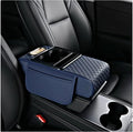 Car Arm Rest Cushion for Mazda CX-5, Center Console Armrest Pillow Car Armrest Pad Trucks with Cup Holder, Armrest Pad Storage Bag(Blue)
