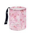 Music Cherry Blossom Car Garbage Can Mini Car Trash Bin Truck Organizer Auto Storage Bag Waterproof Portable Accessories Road Trip for Kids