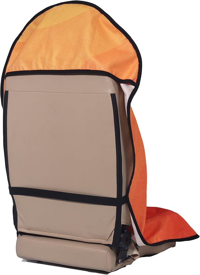 LoyaGour Car Seat Cover Protector Front Seats,for Gym Workout,Running,Swimming,Beach and Hiking,Waterproof Sweat Towel Bucket Seat Covers for Cars SUV Trucks (Orange, 2Pcs)